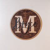 Round Nursery/Bedroom Sign