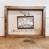 Boxed Photo Frames with Engraving