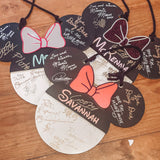 Mouse Ears autograph board for Disney