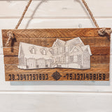 Engraved Home Drawing