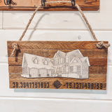 Engraved Home Drawing