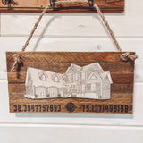 Engraved Home Drawing