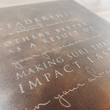 Personalized Engraved Journals for Him