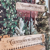 Countdown Until Christmas Candy Cane Sign