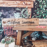 Countdown Until Christmas Candy Cane Sign