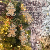 Gingerbread Boy/Gingerbread Girl Personalized Ornaments