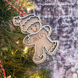 Gingerbread Boy/Gingerbread Girl Personalized Ornaments