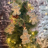 Gingerbread Boy/Gingerbread Girl Personalized Ornaments
