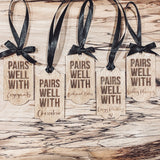 "Pairs Well With" Wine Tag Collection