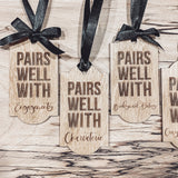 "Pairs Well With" Wine Tag Collection