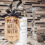 "Pairs Well With" Wine Tag Collection