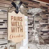 "Pairs Well With" Wine Tag Collection