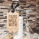 "Pairs Well With" Wine Tag Collection