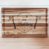 Engraved Butcher Block