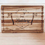 Engraved Butcher Block