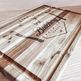 Engraved Butcher Block