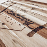 Engraved Butcher Block