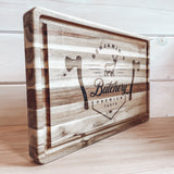 Engraved Butcher Block