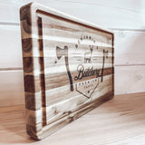 Engraved Butcher Block