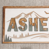 Themed Wood Framed Nursery Sign