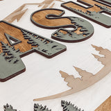 Themed Wood Framed Nursery Sign