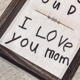 3D Farmhouse Style Handwriting Sign