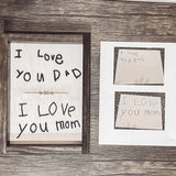 3D Farmhouse Style Handwriting Sign