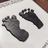 Baby Footprint Farmhouse Sign