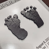 Baby Footprint Farmhouse Sign