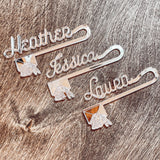 Custom Name Drink Tags