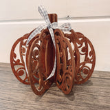3D Wooden Pumpkins