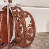 3D Wooden Pumpkins