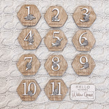 Floral Milestone Prop for Baby