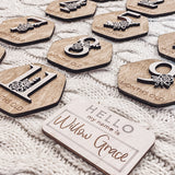 Floral Milestone Prop for Baby