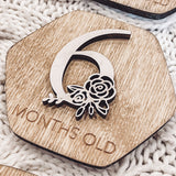 Floral Milestone Prop for Baby