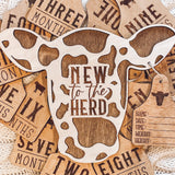 Cow + Cattle Tag Theme Milestone Markers