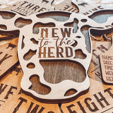 Cow + Cattle Tag Theme Milestone Markers