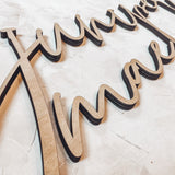 Name or Word Cut Outs