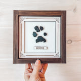 Paw Print Farmhouse Style Sign