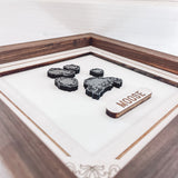 Paw Print Farmhouse Style Sign