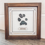 Paw Print Farmhouse Style Sign