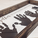 3D Handprint Farmhouse Sign