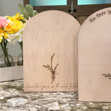 Flower Handprint or Fingerprint Art Display