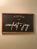 Good Tidings Modern Farmhouse Style Sign