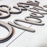 Name or Word Cut Outs