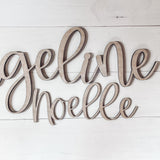 Name or Word Cut Outs