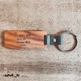 Custom Wooden Keychain