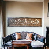 Personalized Family Name Sign