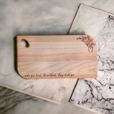 Bouquet Bar: Maple Serving Board