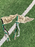 Philadelphia Sports Pennant - Philly and Jawn